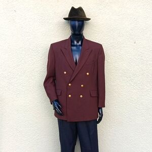 BENINATI (NJ) MEN'S DOUBLE-BREASTED HAND TAILORED LUXURY BLAZER